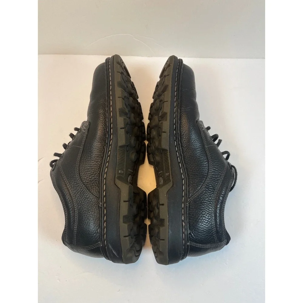 Timberland 29512 Mens Black Leather Oxford Shoes Lug Sole Size 9M